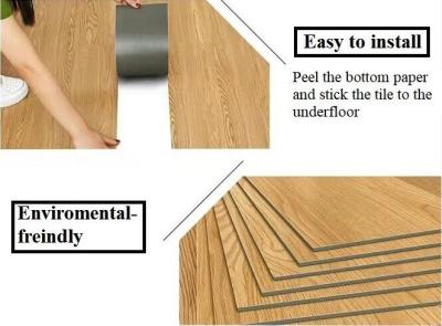 China Self-stick LVT floor Thickness1.8mm Wear Layer 0.07mm for sale