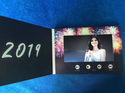 China Custom design video player cards 7''  lcd screen video brochure card video mailer custom greeting cards for event for sale