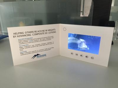 China Innovative marketing & communication solutions 7inch tft screen video brochure video mailer for company introduction for sale