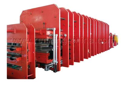 China Steel Cord Rubber Conveyor Belt Vulcanizing Press Making Machine Production Line for sale