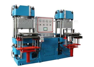 China Construcción compacta de goma hidráulica de la máquina de la compresión que moldea gemela en venta