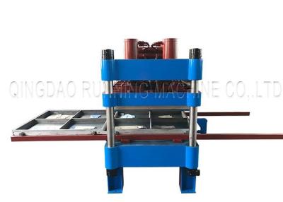 中国 機械4を作る油圧ゴム製タイル-容易および信頼できるの柱のタイプ 販売のため