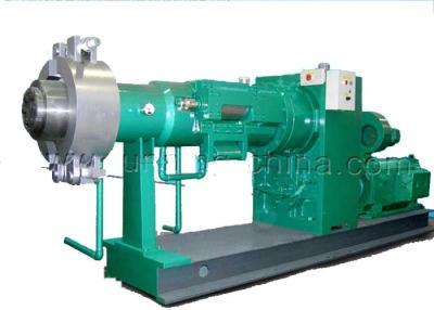 China Compact Hot Feed Rubber Extruder With Heating And Cooling System for sale