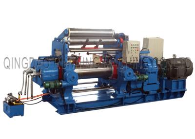 China Fully Automatic Rubber Mixing Mill Machine 450mm Roller Diameter With Hydraulic Nip Gap Adjustment for sale