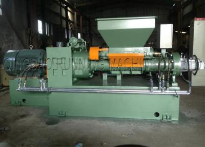 China 200mm Double Rotor Forced Feeding Rubber Strainer Extruder for sale