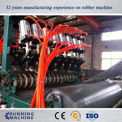 China PLC Width 600mm Vulcanizing Rubber Batch Off Machine for sale