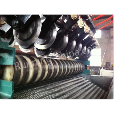 China PLC Cooling Rubber Batch Off Machine Wig Wag Staking for sale