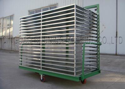 China Tension Spring Type Rubber Sheet / Tire Tread / Inner Tube Strips Transport Trolley for sale