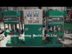 Double Working Station Rubber Molding Press