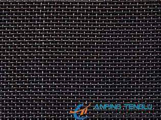 China Black Mild Steel Wire Cloth, Dutch Weave 12X64mesh to 40X200mesh for sale