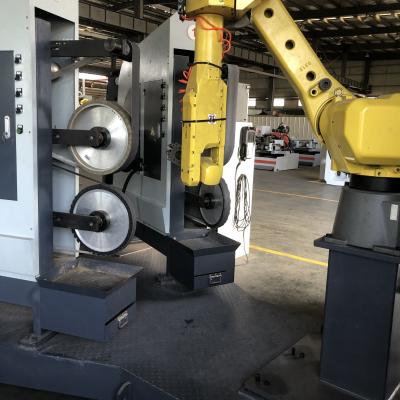Cina Sistema automatico stridente e di lucidatura della sbavatrice robot del metallo della garanzia da 1 anno in vendita