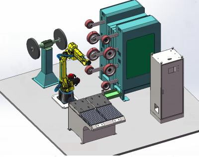 China Volledig Automatische Malende en Oppoetsende Machine voor Sanitaire Montage/Messingstapkraan Te koop