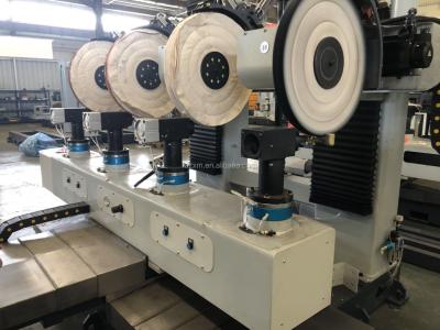 China Wheel Polishing Machine  Max. Speed Of 30°/Sec. For V-Axis And W-Axis Four Stations Automatic Polishing Machine zu verkaufen