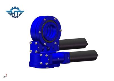 China Blue SDE3 Dual Axis Slew Drive For Solar Tracker With Enclosed Housing for sale