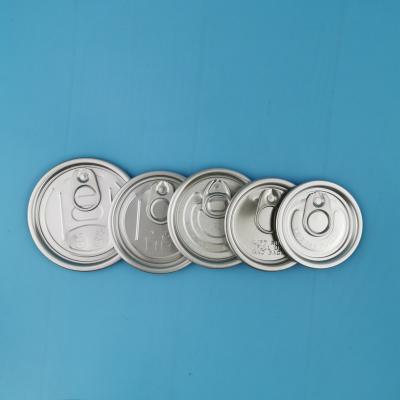China 73mm 300# Aluminum Easy Open Can Lids For Canned Food for sale