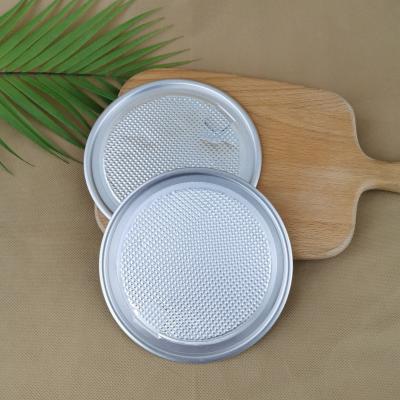 China D O Shape POE 126mm Powder Easy Peel Off Lid for sale