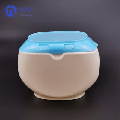 China 128mm Press Cap 0.6kg Laundry Detergent Storage Tin for sale