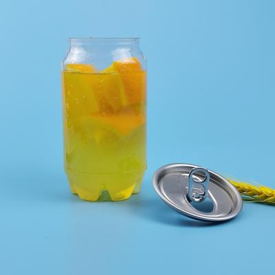 Chine Orange ouverte facile Juice Plastic Bottle de l'ANIMAL FAMILIER 0.35L 120mm à vendre