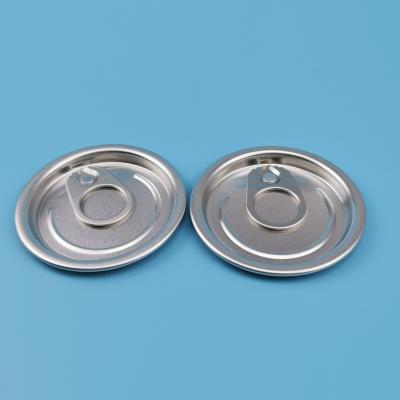 China 202 Full Open 0.25mm Alum EOE Easy Open Can Lids for sale