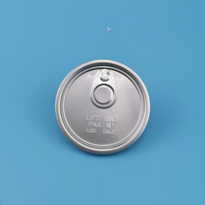 China Aluminum Ring Pull Lid 211 65mm Easy Open Can Lids for sale