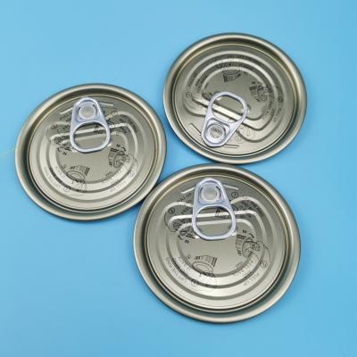 China 49mm Diameter Eoe Easy Open Tinplate Lid For Food Can for sale