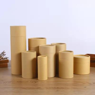 China Custom Printing Kraft Deodorant Tubes For Food Cosmetic Packaging for sale