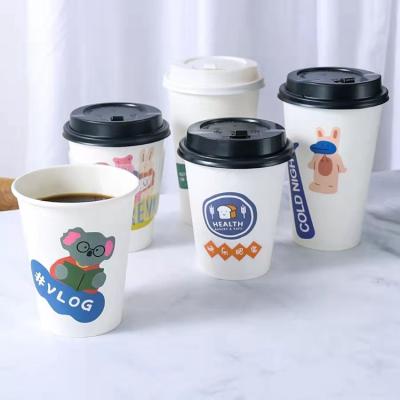China Customized Printing Double Wall Paper Hot Drink Cup 600ml 700ml for sale