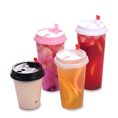 Chine Tasses 16oz en plastique libres de BPA avec la tasse de boissons du mur pp de double des pailles 32oz de couvercles à vendre