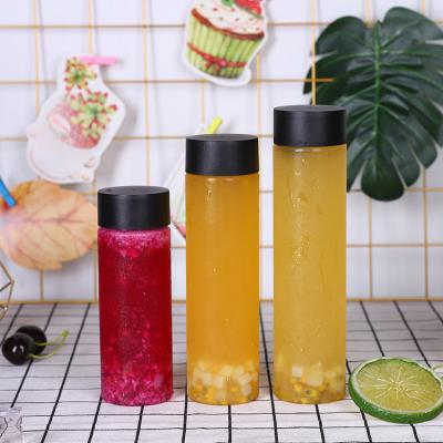 China 170mm Height Plastic Beverage Cans Clear Voss Bottle Food Grade for sale