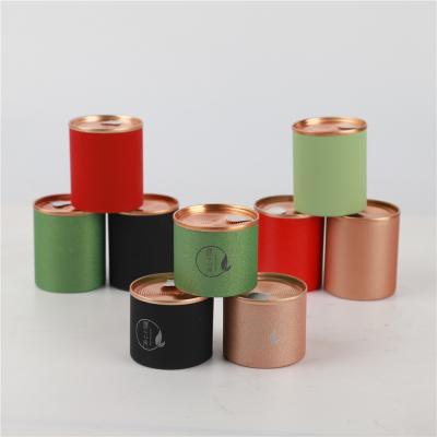China OEM Food Grade Cardboard Tube Packaging Kraft Paper Tube Box For Tea for sale