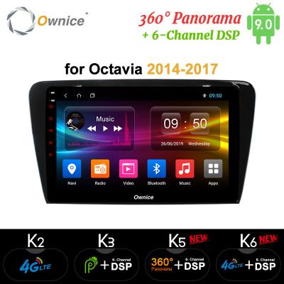 China Ownice Android 9.0 360 Panorama 8 Core Car Radio DVD Player GPS for Volkswagen Octavia A7 2014 2015 2016 2017 for sale