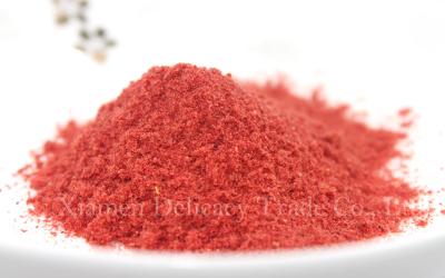 China Nutrition Red 80 Mesh Freeze Dried Strawberries Powder Dessert Making for sale