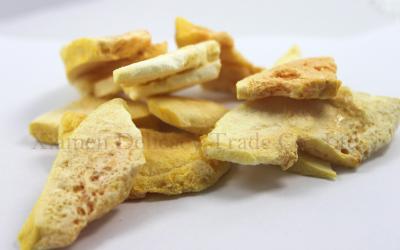 China A nutrição deliciosa liofilizou fatias liofilizadas volume da papaia dos petiscos do fruto à venda