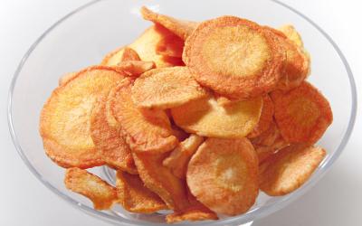 Cina L'alto valore di nutrizione ha liofilizzato chip affettati/di verdure della carota per cucinare in vendita