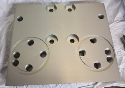 China Aparejo de aluminio de Carrete Mesa Used On Epiroc Drilling de la placa de aluminio de la hoja T6 de la aduana 7075 en venta