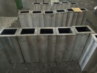 China High Strength  Aluminum Forging Parts 7075 T7 Forged Aluminum Rectangular Tubes for sale