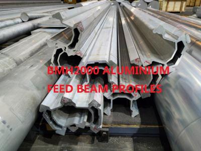 China Mining Industry Usage Aluminium Feed Beam Profiles BMH2000 Aluminium Extruded Profiles for sale