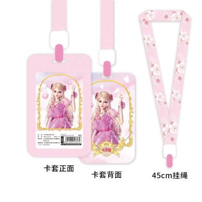 China Protective School Bus Transit Advertising Hardcover, Hard Plastic & Lightweight Scannable Vertical Style ID Badge Holder with Lanyard to Protect Work ID/Student Card for sale