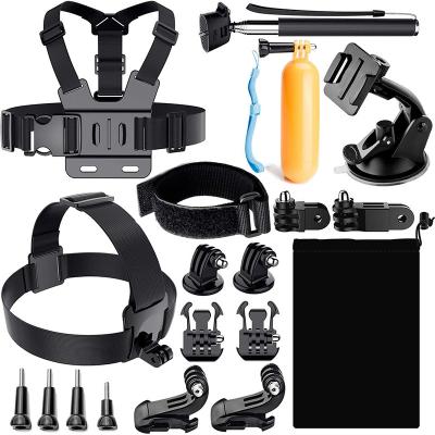 China High Quality 19-in-1 Action Camera Kit Set Accessories for Action Camera à venda