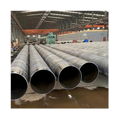 China Q235 Q345 Carbon Steel Round Spiral Welded Tube Steel Alloy Pipe A106 Q195 for sale