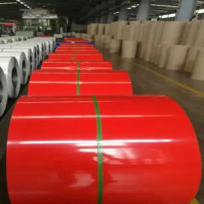 China 0.18 To 2.0mm Color Coated Steel Coil Dx51d Galvanized Steel SMP Coating for sale