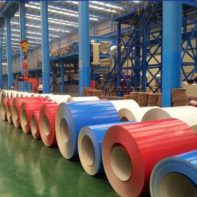 China DX53D PPGI Color Coated Steel Plate Color Coated Galvanized Steel Coil 1250mm for sale