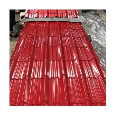 Китай ИС 14246 Цветная гофрированная стальная плитка Ppgi Сталь G300 до G550 Гофрированная стальная плитка продается