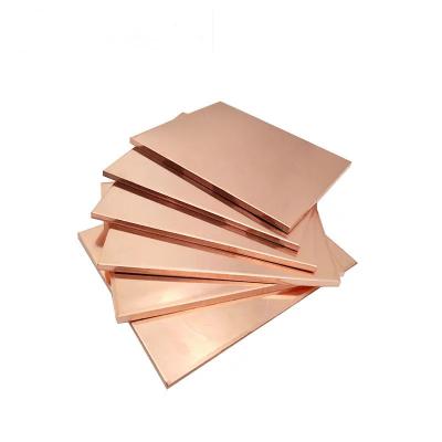 China DIN JIS Copper Sheet Strip Range 0.2mm - 80mm 6mm Copper Plate for sale