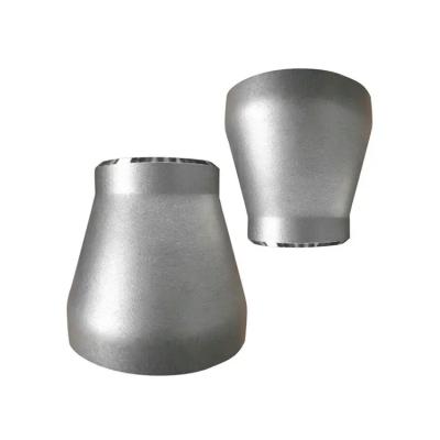 China DN15 Carbon Steel Metal Pipe Fittings Black Grey Reducer Pipe Fittings for sale