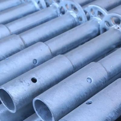 China Mobile Double Coupler Steel Welded Pipe 0.8mm - 12.75mm Multipurpose Scaffolding Straight Coupler for sale