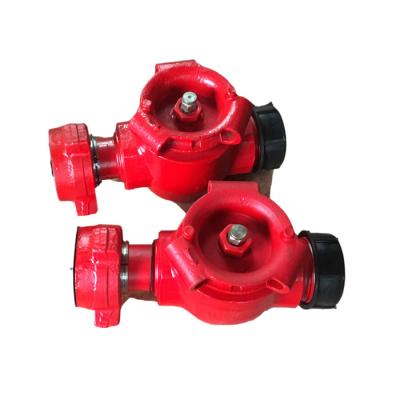 China High Pressure flow control Plug Valve with Hammer union ends fittings for sale