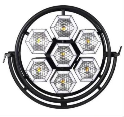 China Contraluz hexagonal al aire libre del pixel de la etapa 7*100W LED con la luz auxiliar en venta