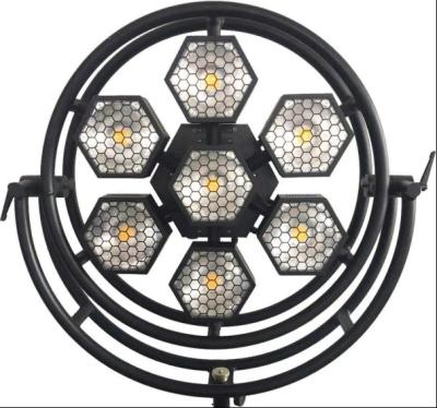 China 800W  Outdoor Stage Lighting Equipment 7*100W Hexagon COB Pixel Backlight for sale