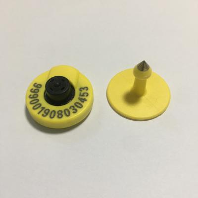 China Management HDX RFID Ear Tag Animal Ear Tag for sale